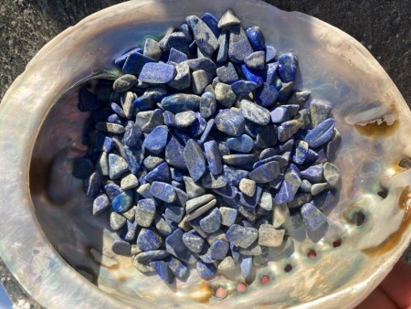 Lapis Lazuli krystaller til drikkeflaske 