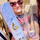 Glassflaske Rosenkvarts  thumbnail