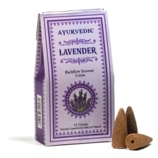 Røkelse røkelseskjegler Ayurvediv Lavender 