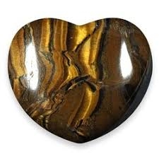 Krystallhjerte Tigerøye 4 cm 