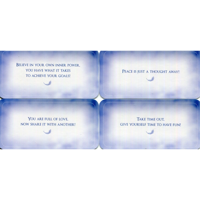 Englekort Angel Whispers eksempel på kort i pakken