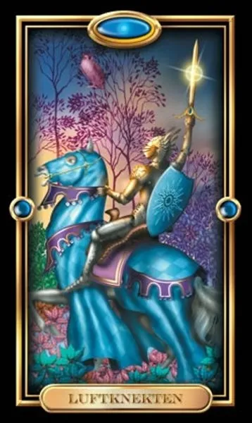 den gylne tarot kort fra kortstokk