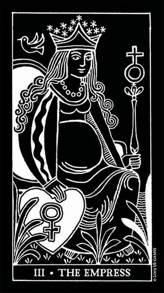 Eksempel på kort i Inversion Tarot