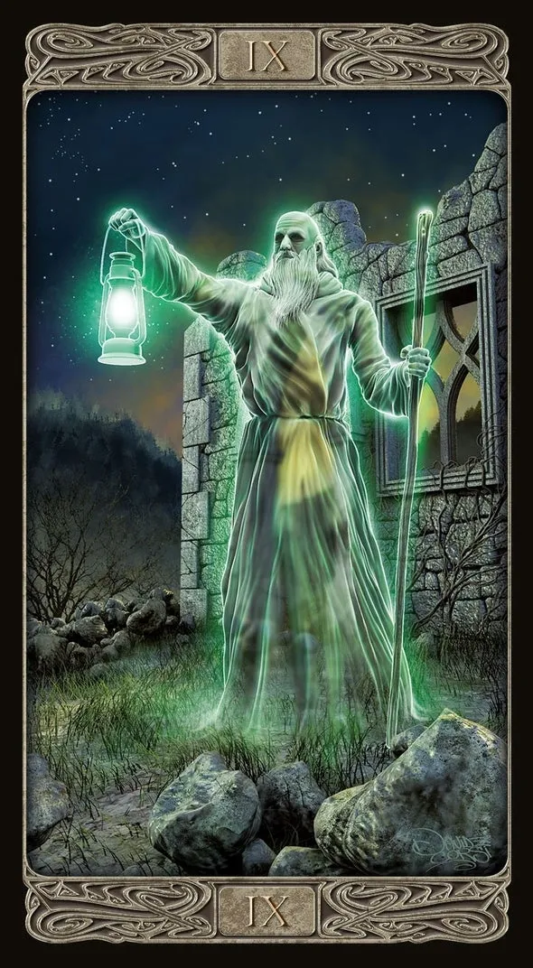 eksempel på kort i kortstokken Ghost Tarot