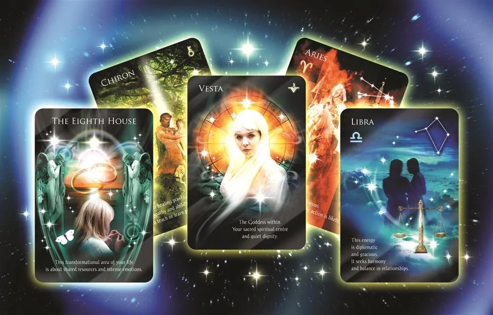 Spennende kort i astrology reading cards kortstokken