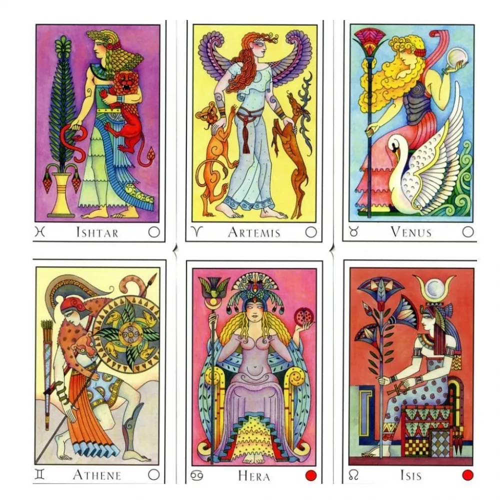 diverse kort i kortstokken the moon oracle.