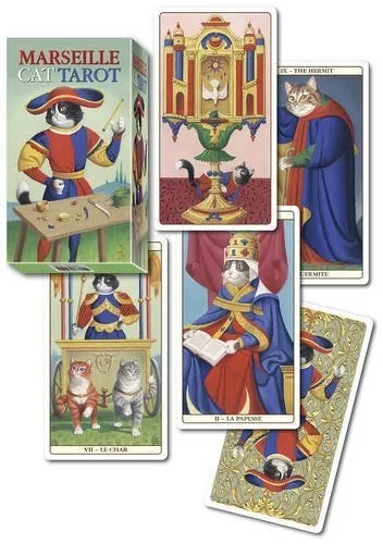 marseille cat tarot kort