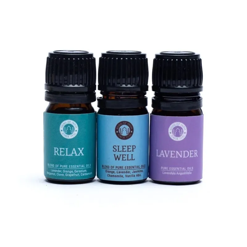 Eteriske oljer for søvn, lavendel, relax, sleep well. 100% rene oljer