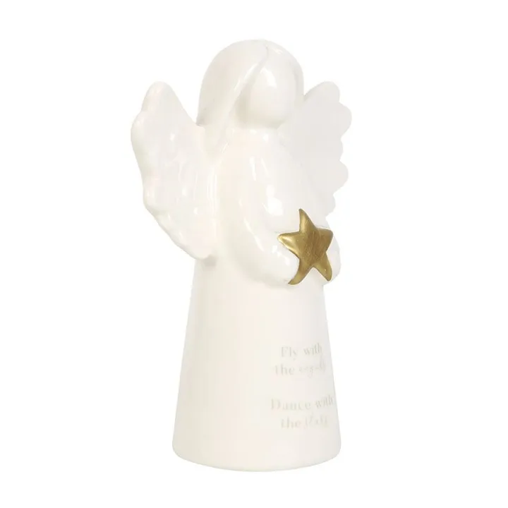 Engel keramikk "Fly with the angels, Dance with the stars":