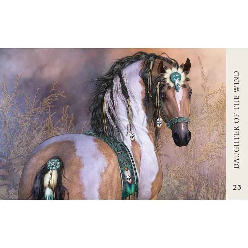 Eksemel på kort i kortstokken Horse wisdom