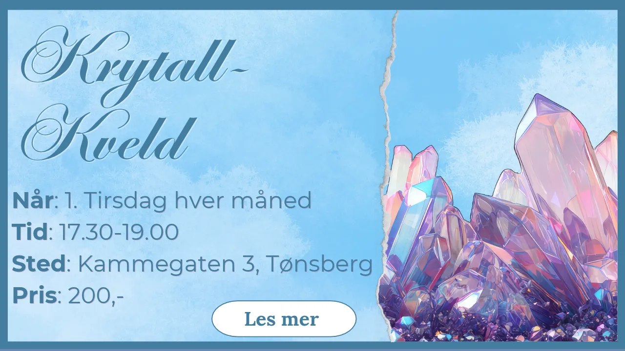 Krystallkveld hos Engleshop i Tønsberg