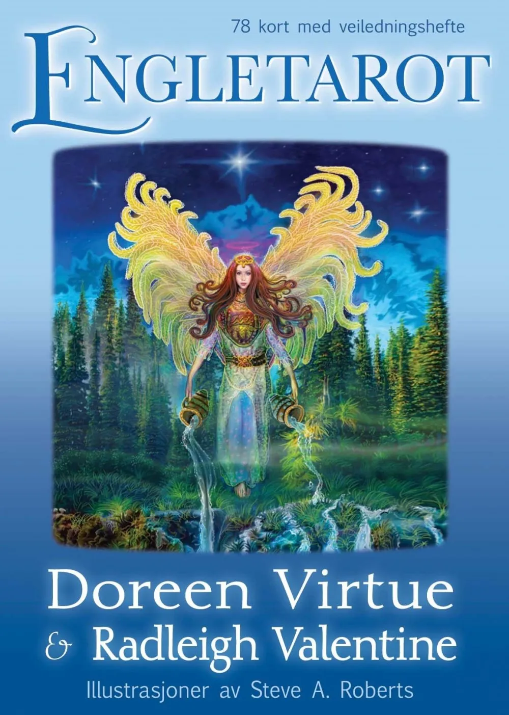 Doreen Virtue sin første Tarotkortstokk på Norsk! Tarot har lenge vært aktet for sine detaljerte og nøyaktige spådommer. Doreen Virtue og Radleigh Valentine har skapt den første tarot-kortstokken som er 100 prosent barmhjertig, trygg og troverdig!