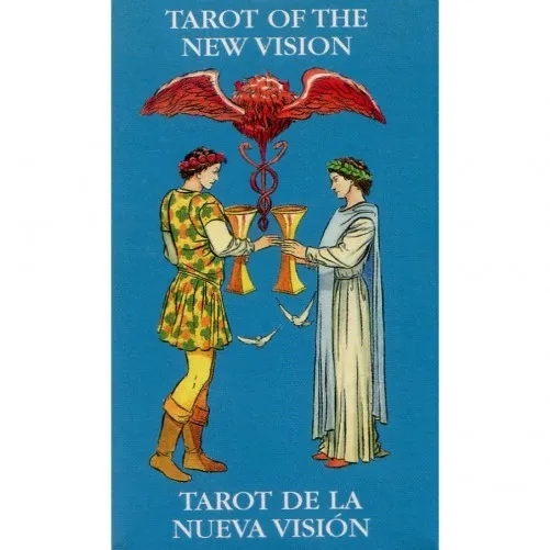 Minitarotkort Tarot of the new vision. Tarotkort på flere språk!