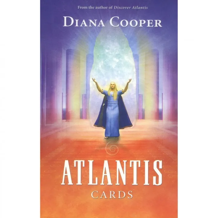 Diana Cooper , Atlantis Cards. Myten om den magiske verden har fasinert menesker i alle år. La deg inspirere fra  Atlantis med denne kortstokken:)