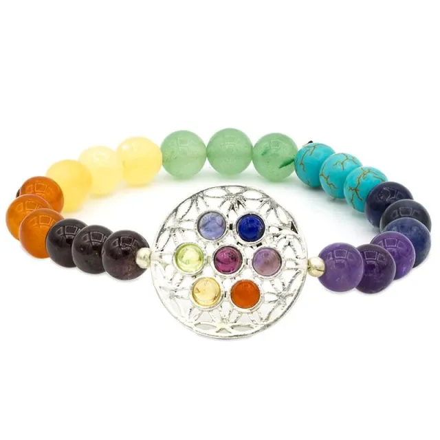 Chakra armbånd flower of life 