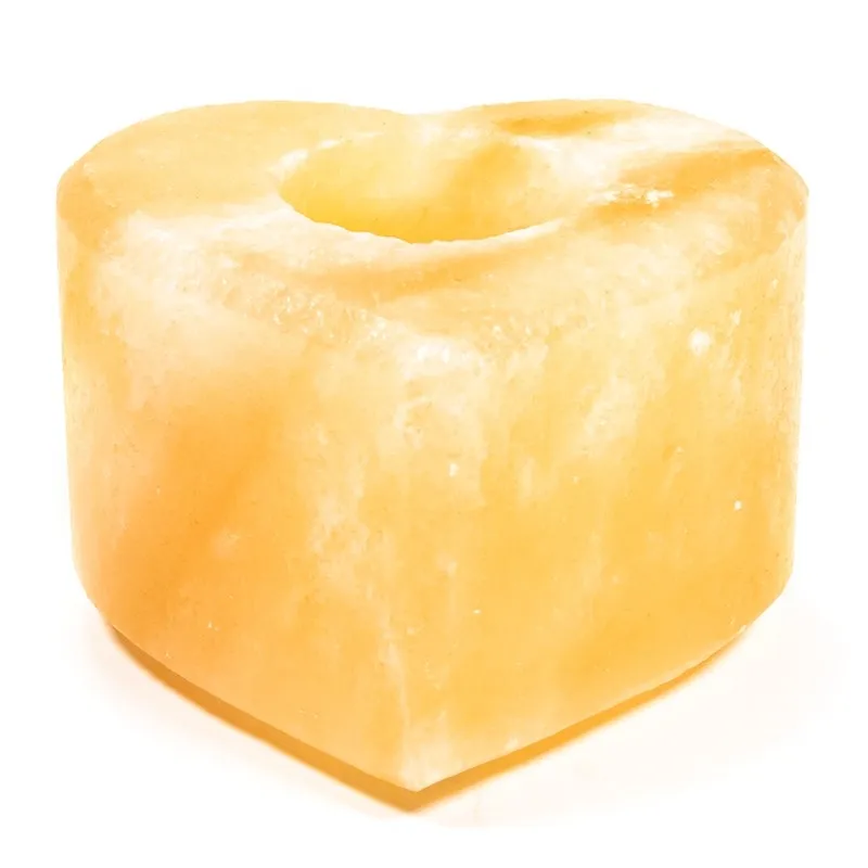 Himalaysalt lys lykt til T lys, gir friskere, sunnere, renere luft.Telysholderne fylles med et telys som avgir behagelig varme.