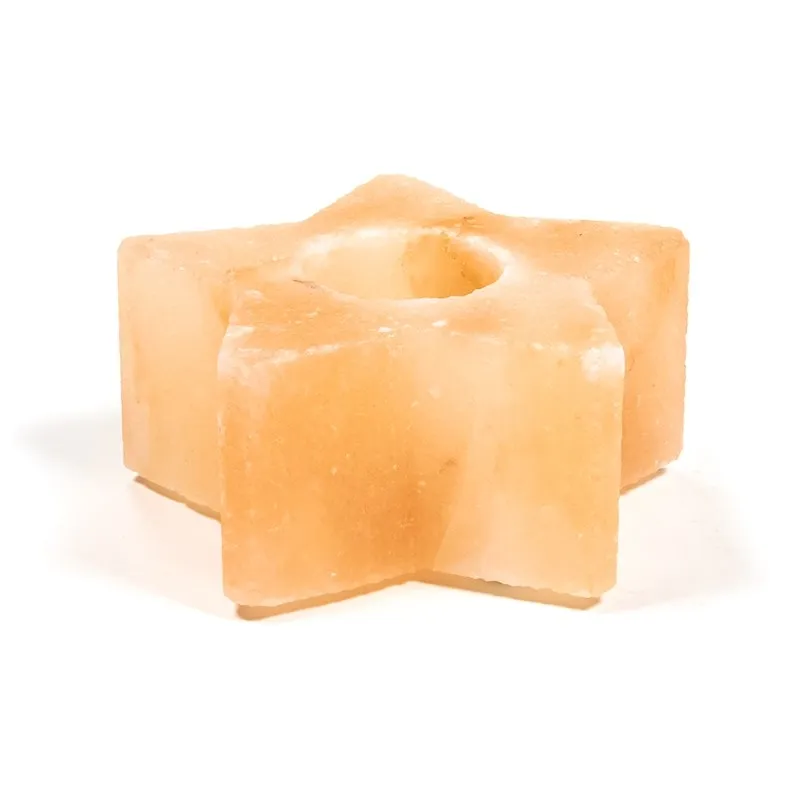 Himalaysalt lys lykt til T lys, gir friskere, sunnere, renere luftTelysholderne fylles med et telys som avgir behagelig varme.