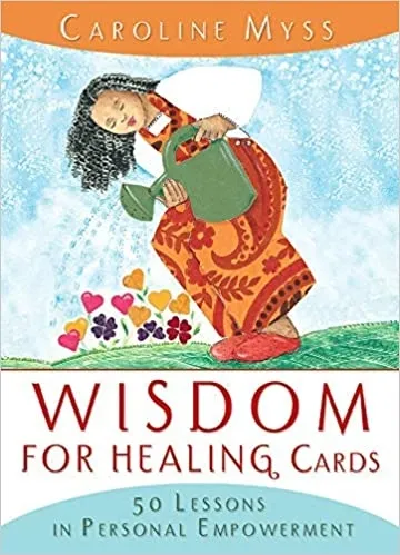 wisdom of healing kort Caroline Myss. Kortene kan brukes igjen og igjen,  Nydelige kort passer for nybegynnere og mer erfarne innen kort. engleshop.no