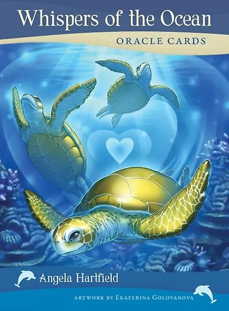 Orakelkort Whisperes of the Ocean av Angela Hartfield, på engelsk, les mer om kortene i nettbutikken vår www.engleshop.no
