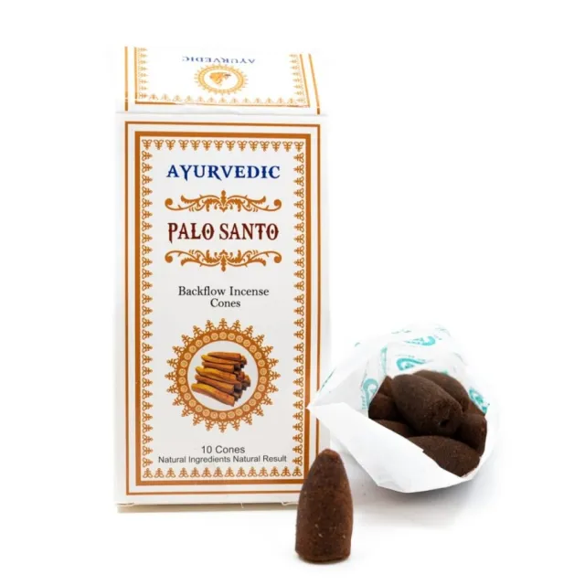 Røkelse Røkelseskjegler Ayurvedic Palo Santo
