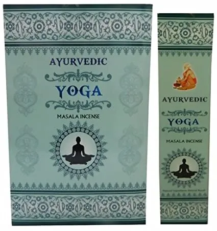 Røkelse Yurvedic yoga pinner, les mer i nettbutikken vår, www.engelshop.no