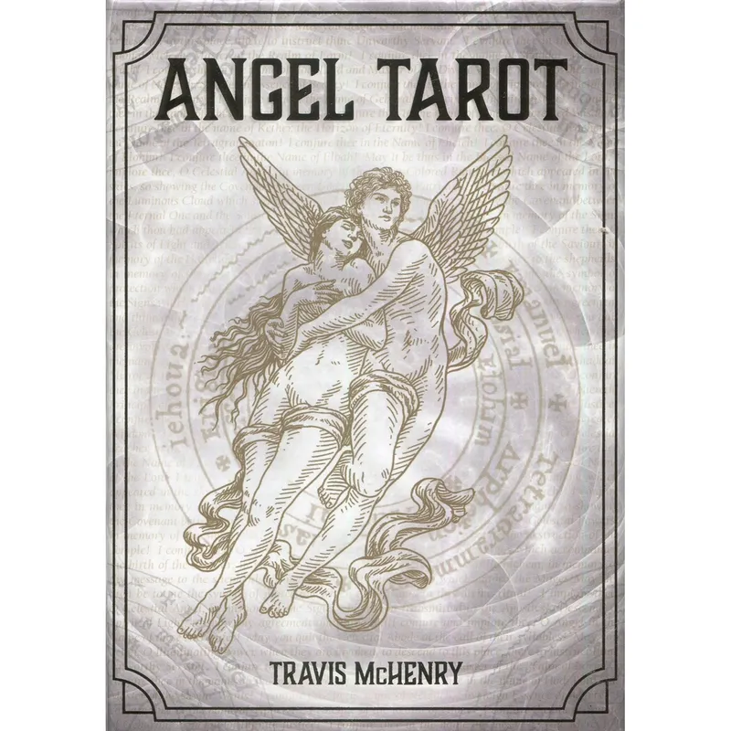 Tarotkort Angel Tarot, kortene er på engelsk. Men med guidebok og enkle budskaper er den fin å forstå.  vi har stort utvalg i tarotkort og krystaller. Velkommen!