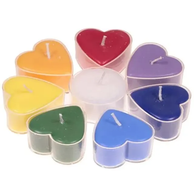 Chakra T Lys hjerteformede