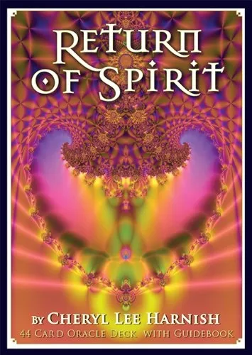 Nydelige orakelkort Return of Spirit av Cheryl Lee Harnish. Kortene er på engelsk med nydelige farger. 44 kort og bok til hvert kort. Vi har stort utvalg i kort og krystaller. velkommen til www.engleshop.no