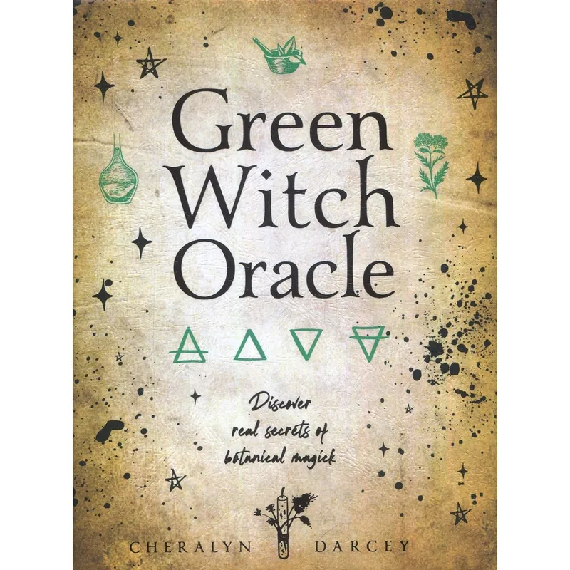 Green Witch Orakelkort med inspirasjon fra "Den grønne heksen".