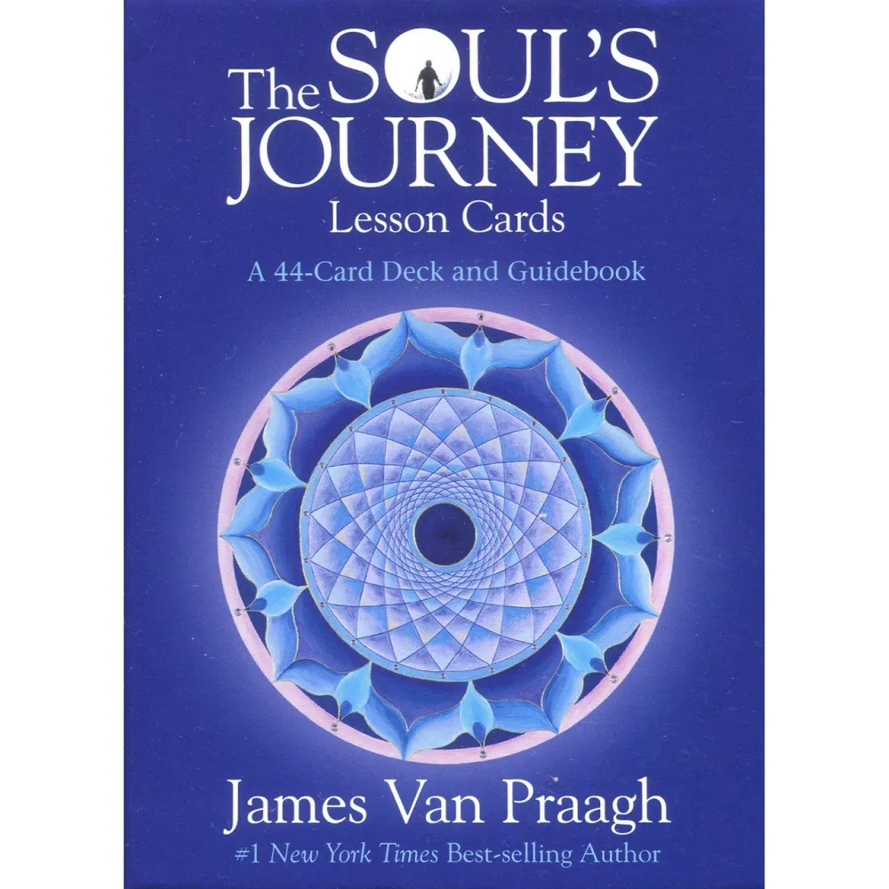 Bli inspirert til selvutvikling med The souls Journey lesjon cards laget av James Van Praagh, 