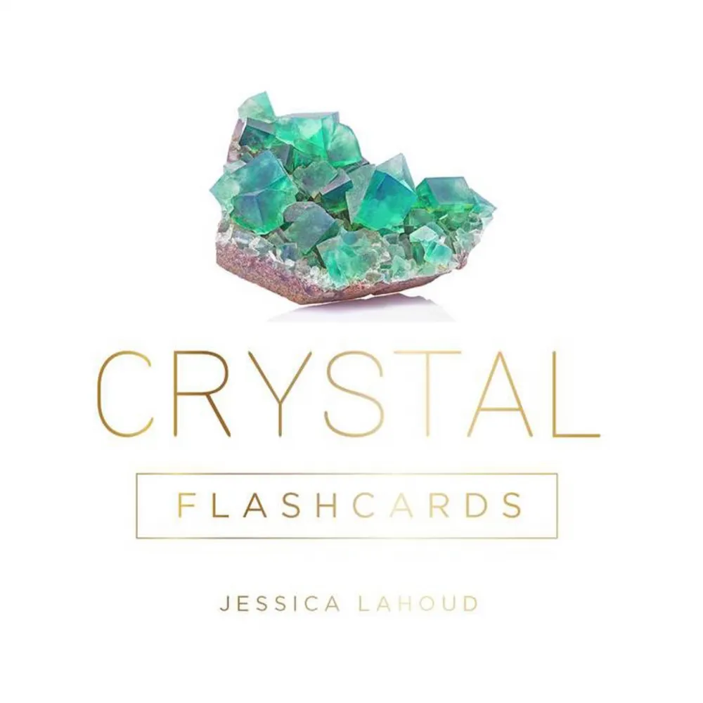 Bruk disse flotte flashcardsene for å bli inspirert til å bruke og lære om krystaller. Bildekvaliteten på kortene er så fine at du kan bruke kortene å mestere på. Her er det 50 krystaller du kan bli kjent med!