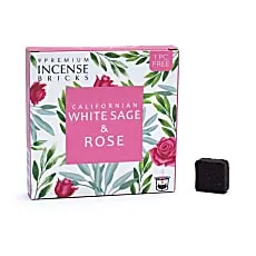 White sage & Rose Aromafume Briketter