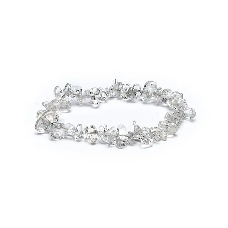 Armbånd bergkrystall. Bergkrystall åpner sinnet for høyere veiledning. Renser alle chakraer. Bergkrystall gir mental klarhet!