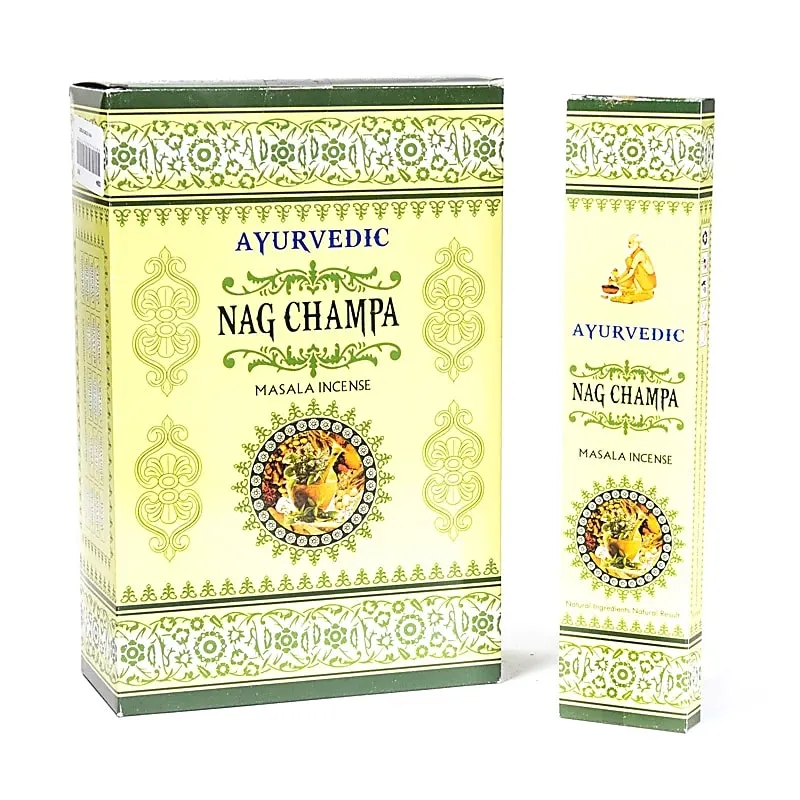 Røkelse røkelsepinner Ayurvedic Nag Champa