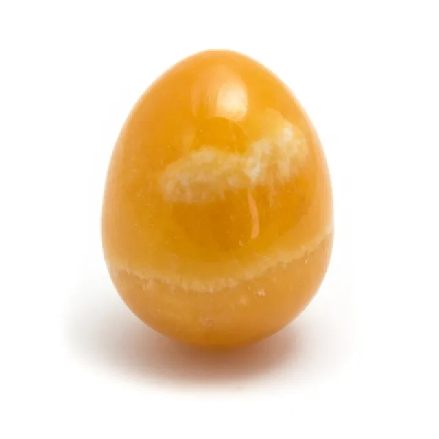 Krystallegg Kalsitt oransje 